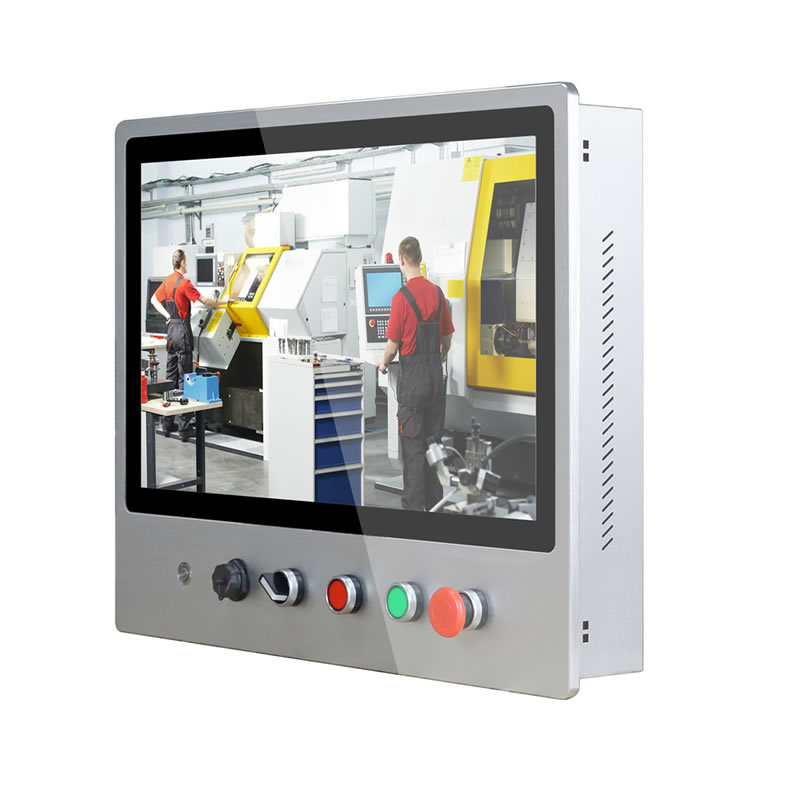 17 inch Buttons-Integrated Operation HMI Panel PC